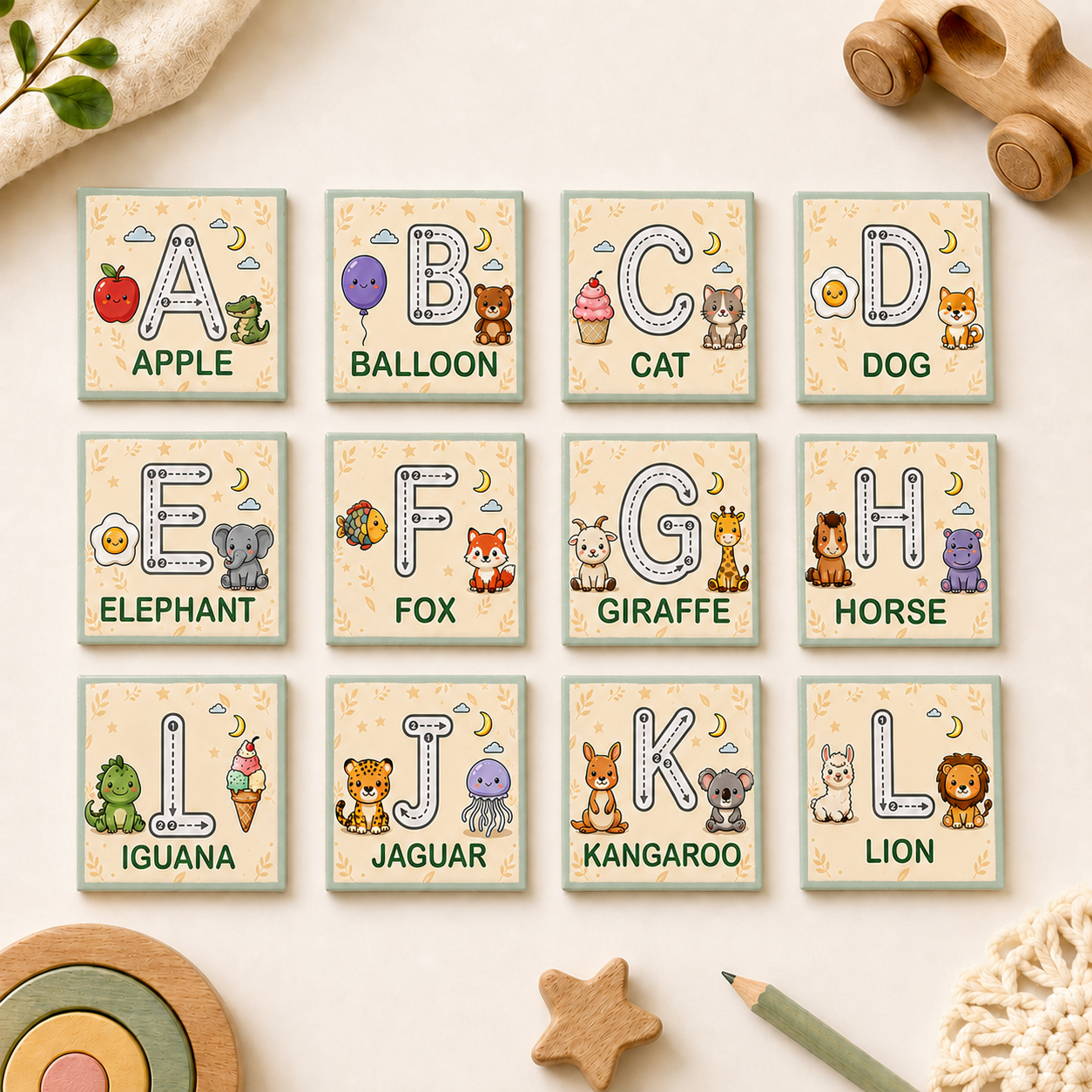 Alphabet Traceable Magnet Set - A-Z