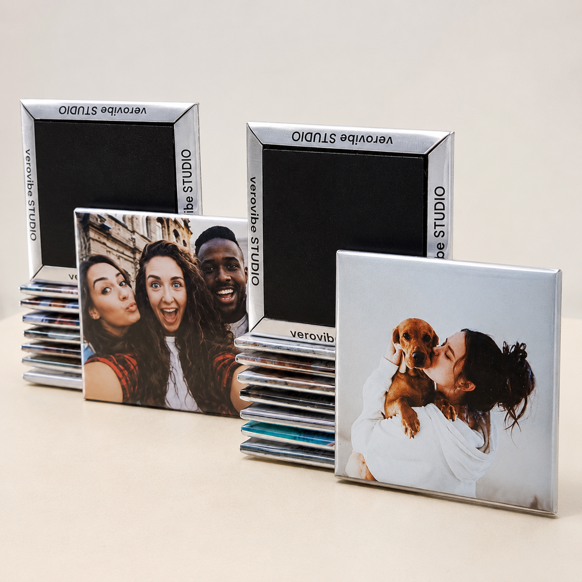 Market Photo Magnets — 50mm Square