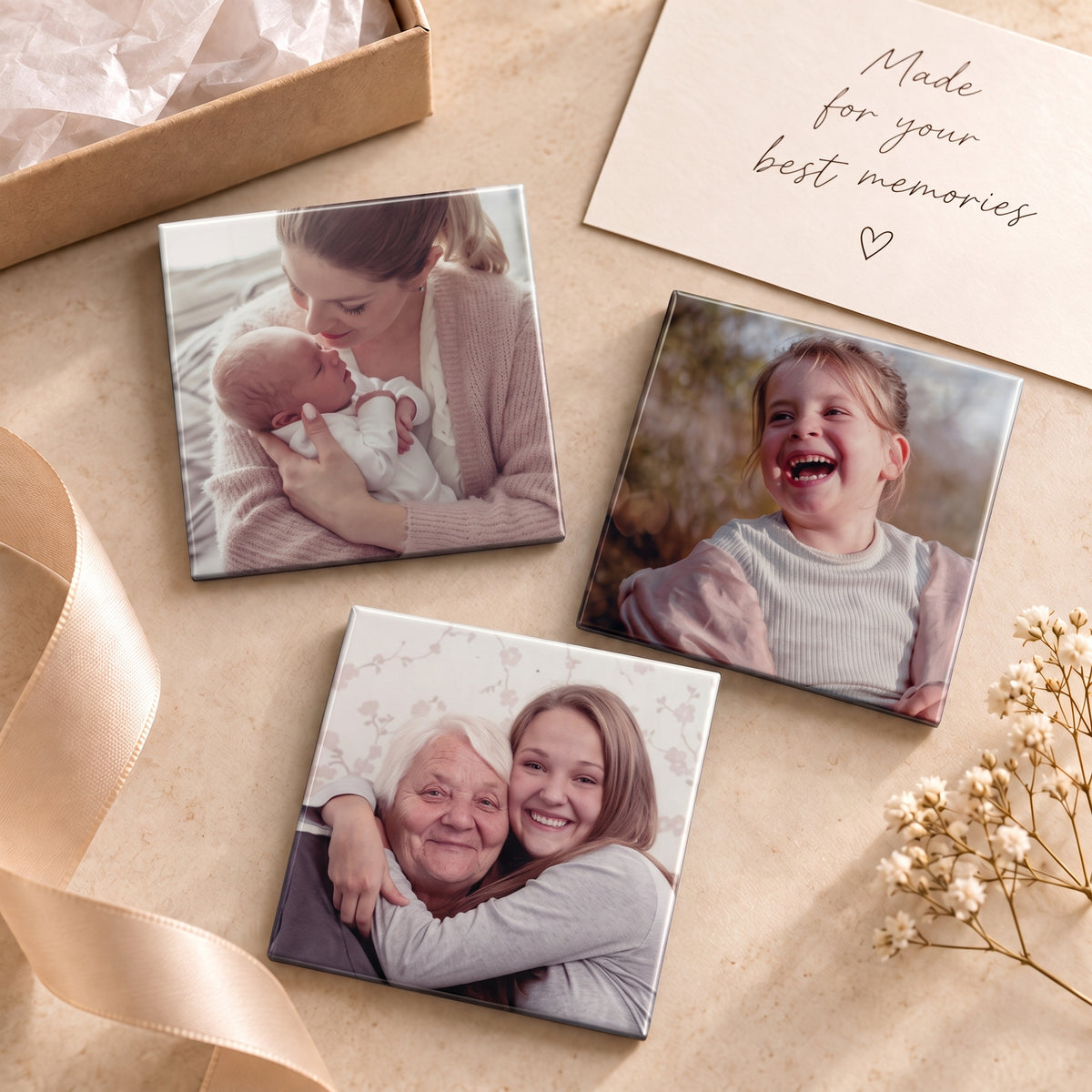 Large custom photo magnet for personalised gifting
